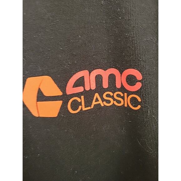 AMC Movie Theater Employee Unisex Uniform Shirt Sz Large AMC Classic Shirt Black - Picture 3 of 5